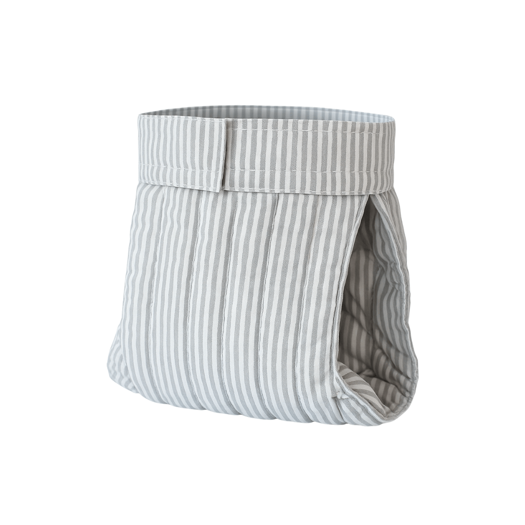 Siva pruga Beluga pelena za široki povoj