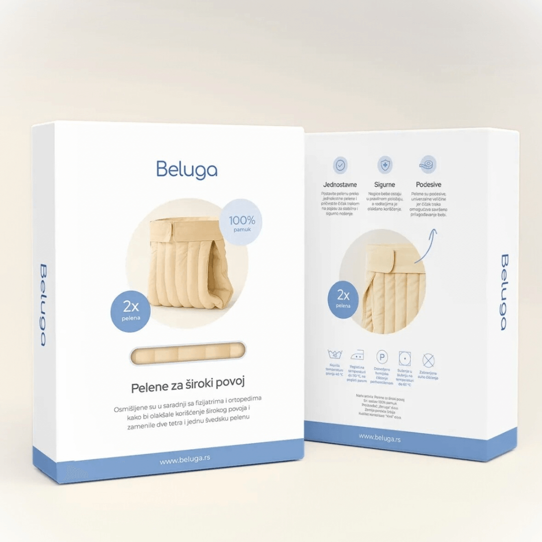 Pelene za široki povoj | Set 8